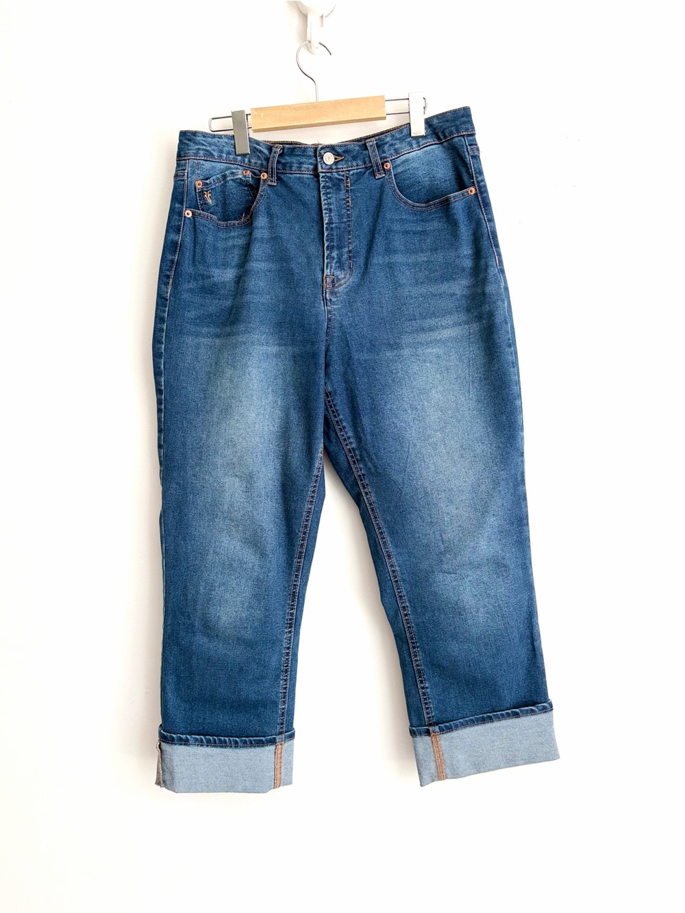 Frye High Rise Cuffed Crop Straight Leg Jeans 12